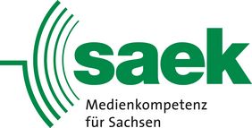 grüne Schrift für das Logo saek