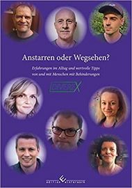 Buchcover: Titel des Buches und die Gesichter von 8 Personen