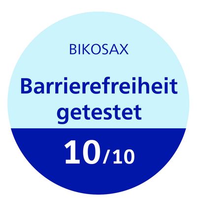 Das BIKOSAX-Gütesiegel wird bei erfolgreich getesteten Internetseiten verliehen.