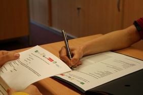 Ansicht auf Formular ausf&uuml;llen