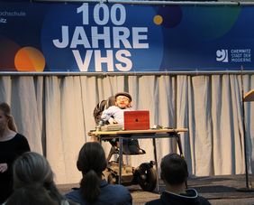 Ra&uacute;l Krauthausen auf dem Podium