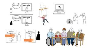 Beispiel für leichte Bilder zu politischen Themen Beispiel für leichte Bilder zu politischen Themen